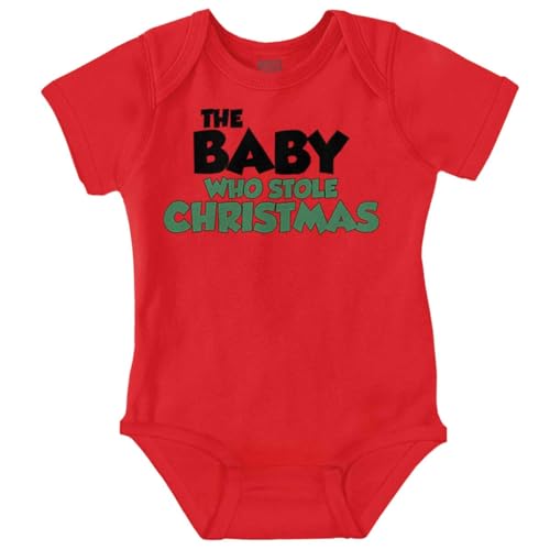 Brisco Brands Xmas Babies Who Stole Christmas Baby Romper Boys or Girls