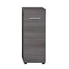 trendteam smart living Badkamerkast commode Runner, 30 x 76 x 30 cm voor/romp: Sardegna rookzilver melamine met veel…