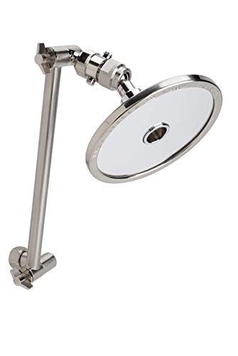 High Sierra's 1.8 GPM"Reflections X" Low Flow Shower Head and Fogless Shaving Mirror In One. Includes 11" Adjustable Extension Arm and Control Valve. Available in Chrome or BRUSHED NICKEL