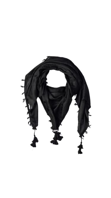 LIFESTYEL Stylish & versatile fashion scarf for Men - Checks Pattern Scarf Modern Look for Men's and Women (Black)