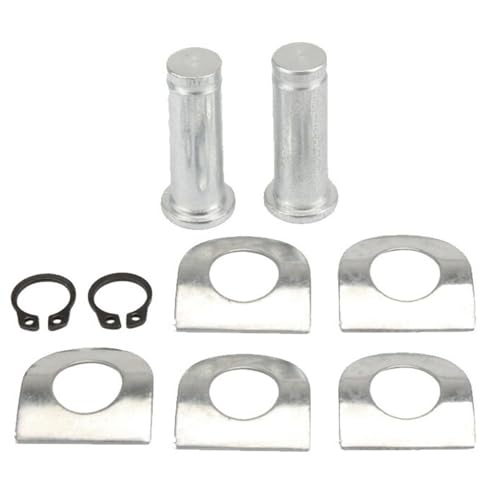 9X Fußrasten-Montagesatz, Stifte, Motorrad-Fußrasten-Pedalpolster, Bolzen, kompatibel mit Harley Davidson Softail Dyna Sportster 883 1200