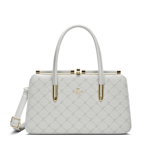 Image of LAVIE PARIS Women's Chic Dual Frame Satchel Bag | Satchel Handbag for Work | Ladies Purse | Stylish Shoulder Bag | Gift for Women