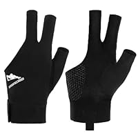 Bremorou Billardhandschuh Handschuhe Billiard Poolhandschuhe, Billard Handschuh Atmungsaktive, Sporthandschuhe, Queue Sporthandschuh, für Shooter Queue Sport passt auf Linke Hand
