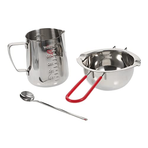 PRETYZOOM Fondue Set Cheese Butter Chocolate Melting Pot Easy to Use Compact Design Metal Pot for Cooking