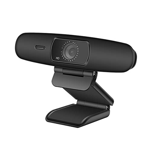 Full hd 960P auto Focus Webcam with Microphone,USB 2.0 Windows Plug and Play,30fps,360° rotatable Camera for Video Streaming,Conference and Recording