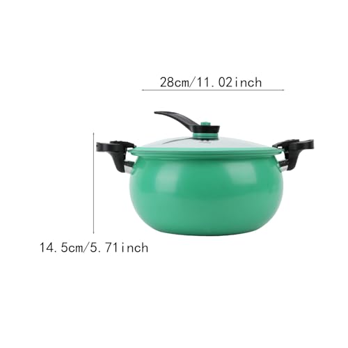 Olla a presión Hierro 14.5 cm Verde miniatura 4