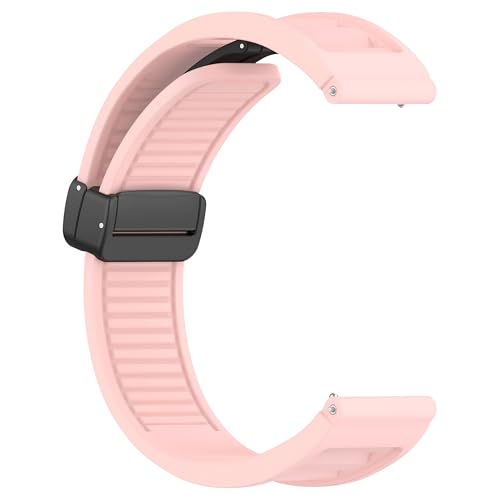 Image of ACM Watch Strap 22mm for Universal 22mm Size Replacement Strap Smartwatch | Silicone Belt Magnetic Clasp Band