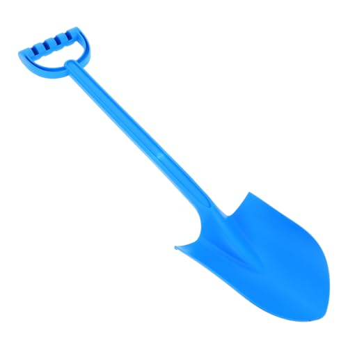 BESPORTBLE Kinder Sand Und Schneeschaufel Kunststoff Spitz Verdickt Mittel Blau Tragbar Strand Garten Spielzeug