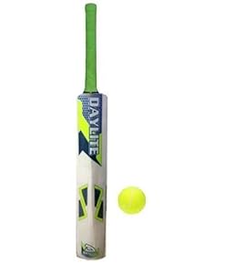 JRS Tennis Cricket Bat with Ball for Boys Size 2 (Sticker multibrands) 5-6 yr Boys