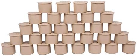 SummitLink Pool Fence Hole Cover Deck Patio Ground Caps (30, Almond Beige)