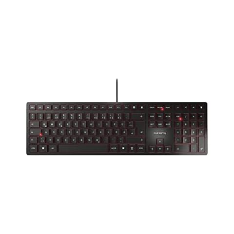 CHERRY KC 6000 Slim USB QWERTZ Deutsch Schwarz Cover