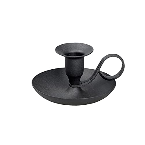 NKlaus Chandelier Classique Fer Noir Bougeoir Hauteur 5cm pour Bougies Ø2cm Bougeoir 10892