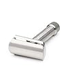 Rex Supply Co. Sentry Slant Three-Piece Stainless Steel Double-Edge | Premium Slant Safety Razor for Close, Comfortable Shave | Durable 316L Stainless Steel Wet Shaving Tool for Men, Made in the USA #2