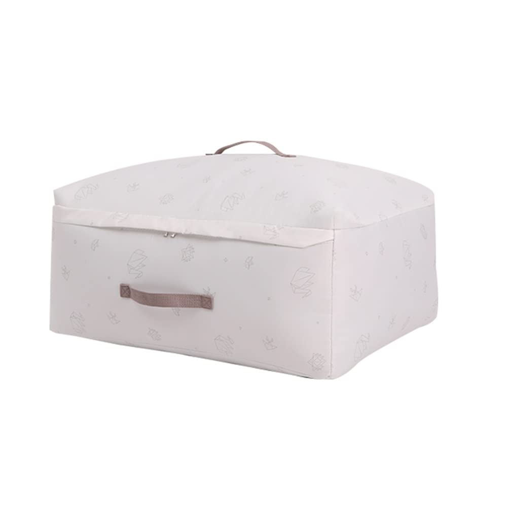 ETRGFTHU Quilt Storage Bag Home Clothes Arrangement Moving Travel Bags Under-bed Storage Box Environmentally Friendly And Tasteless Washable(G,63cm*48cm*28cm)