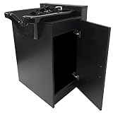 eMark Beauty Ceramic Shampoo Bowl with Cabinet