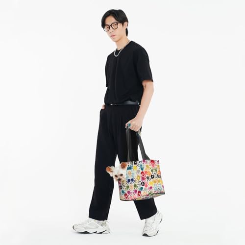 Sac de transport pour chien stressé et chat avec intérieur doux