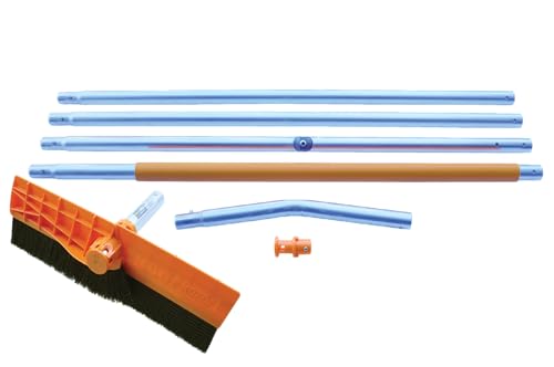 Roof Razor 8502 Roof Brush Multi-Tool | Roof Leaves And Snow Removal | 18Ft Extended Reach | Adjustable Roof Sweeper Roof Rake thumb #2