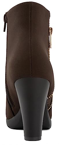 LONDON FOG Womens Beelize Ankle Bootie Heeled Ankle Boot3