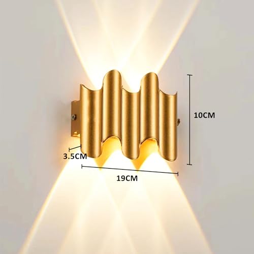 CRFASIBE Outdoor Wall Light, 5W LED Wall Lighting, Waterproof Garden Lights Spotlight for Living Room Bedroom, Hallway - Image 2