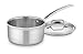 Cuisinart MCP19-18N Multiclad PRO-Casseruola a Triplo Strato, 2 Litri Padella, Acciaio Inossidabile, Coperchio