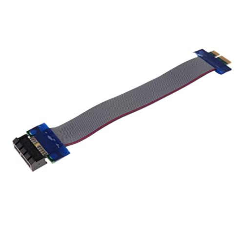 Image of Loom Tree PCI-E 1X Riser Card Extender Cable Ribbon Flexible Cables Adapter Cord| Computer Cables & Connectors | Drive Cables & Adapters
