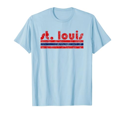 St. Louis Retro Vintage Weathered Throwback T-Shirt