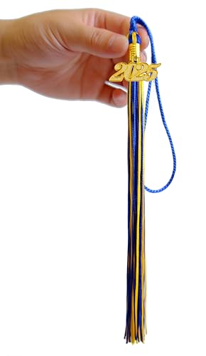 Image of 2025 Tassel Graduation, Blue and Gold Tassel 2025