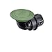 NDS 430 Pop-Up Drainage Emitter with Elbow and Adapter for 3 in. & 4 in. Drain Pipes, works with drainage systems including catch basins, Green Plastic