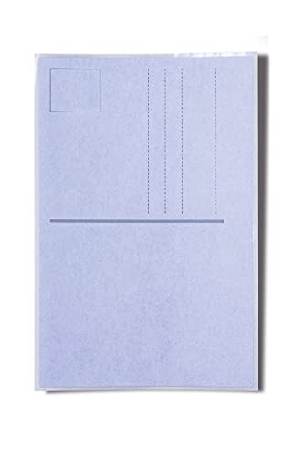 HERMA 7758 Adressaufkleber für Postkarten A6 quer, 10 Stück, selbstklebend, Postkarten Aufkleber zur Handbeschriftung, blanko Postkarten Etiketten, blickdicht Paket Versandetiketten, weiß