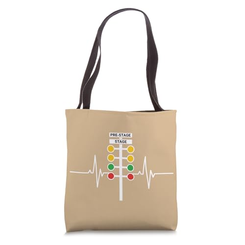 Car Drag Racing Starter Tree Pre-Stage Stage Racing Tote Bag