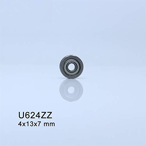 U624ZZ roulement à billes scellé avec rainure en U 4x13x7mm pour machine à broder