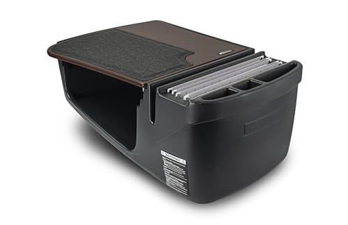 Bureau de voiture AutoExec GripMaster chocolat antidérapant pour ordinateur