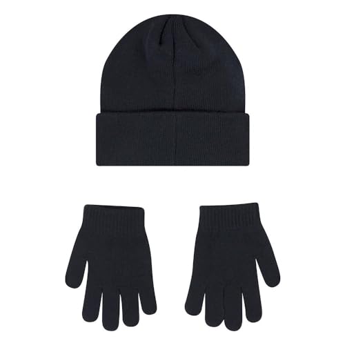 Nike Futura Beanie Gloves Set (Big Kids) Black2