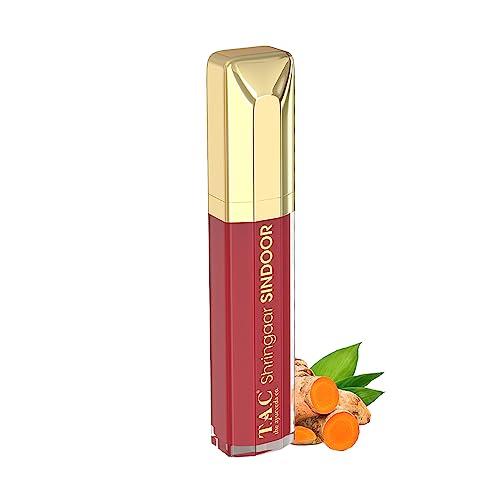 TAC - The Ayurveda Co. 100% Natural Herbal Liquid Sindoor (Maroon) - Image 6