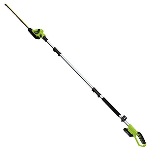 Earthwise LPHT12022 Volt 20-Inch Cordless Pole Hedge Trimmer, 20 inch, 2.0AH Battery & Fast Charger included Cover