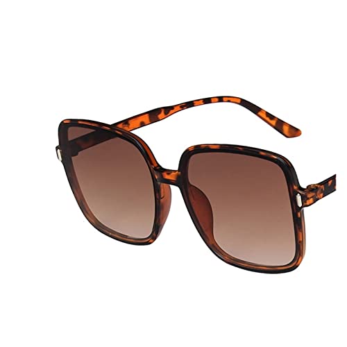 Square Retro Woman Sunglasses Fashion Street Shot Outdoor (Color : D, Size : 1)