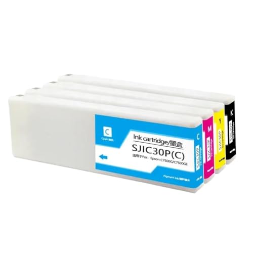 Cartouche encre TM-C7500G SJIC30P pigment pour imprimante etiquette couleur