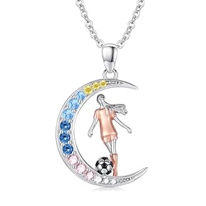 SoccerBasketballGymnasticsSwimmingBalletRunningGolfhockey Necklace 925 Sterling Silver Sport Jewelry Birthday Christmas Gifts for Women