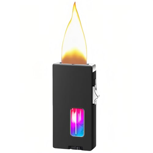 Encendedor recargable de butano con llama ancha y carga USB-C miniatura 1