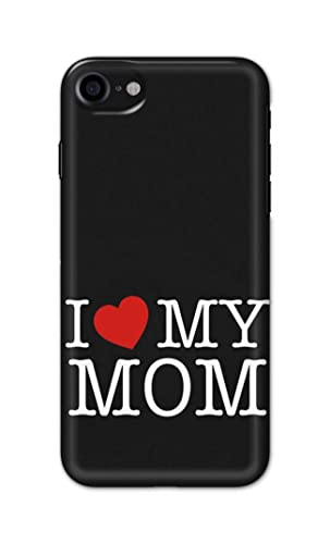 Image of PRINTFIDAA I Love My Mom Hard Back Cover for Apple iPhone 7 (4.7 inch) / iPhone 8 (4.7 inch) / iPhone SE 2020, A1778, A1660 Back Cover -(P6) KAT1006