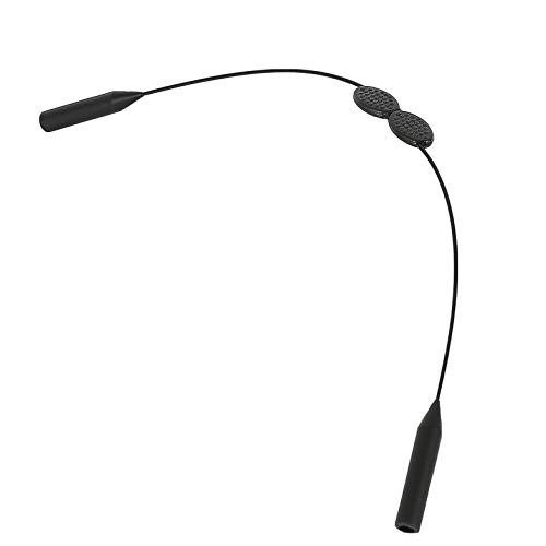 Brillenkoord – verstelbare brilhouder, ketting, halsband, touw, touw, antislip band, brilband, zwart - Image 7