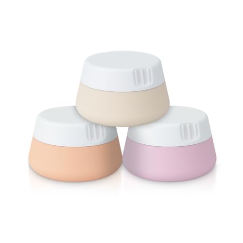 EZY DOSE Silicone Jar, Multi-Purpose Travel-Sized Container, Washable and Reusable,