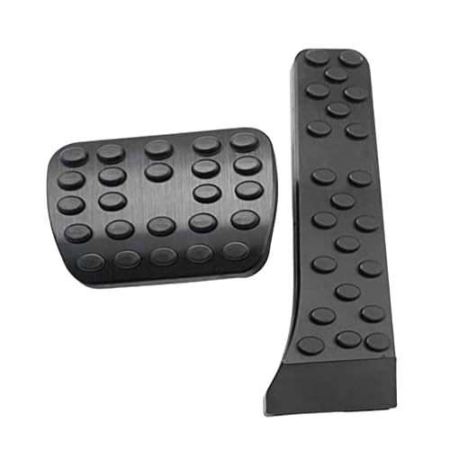 Baceyong Cubierta de pedal acelerador de gas de freno, fundas antideslizantes para pedales de acelerador, adecuadas para Mer*cedes-B/enz C E S GLC GLE GLS CLS Clase W205 W213 X253 W167