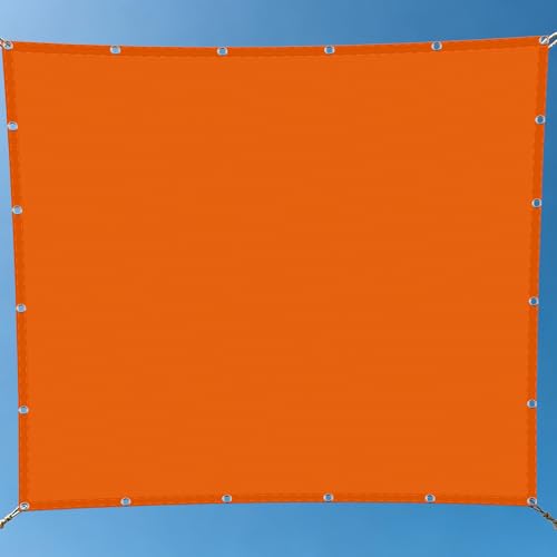 Voile d'ombrage de balcon orange 160x400 cm pour vos repas d'été