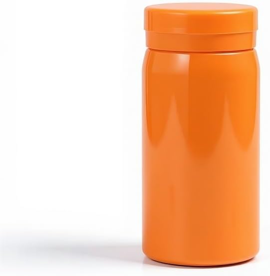 Mini Stainless Steel, Slim Insulated Water Bottle, 7oz, Small Water Bottle, Coffee Bottle, Tumbler, Travel Bottle, Coffee Cup, Pocket Bottle, keep hot and cold, Leak Proof, BPA Free (Orange) - Image 9