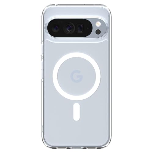 Image of Spigen Ultra Hybrid MagFit for Google Pixel 10 Pro XL Case, Pixel 10 Pro XL Back Cover (2025) - TPU+Poly Carbonate｜Clear White