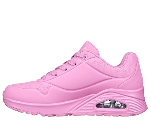 Image of Skechers-Womens-UNO - Stand ON AIR -Pink-Sneakers-UK 4