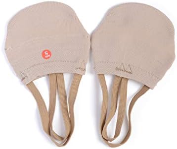 RGPros Knitted Half Sole Toe Shoes Socks for Professional Rhythmic Gymnastic Competition or Ballet Dance (S, 1 Pair), womens