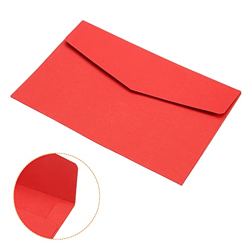PATIKIL Invitations Envelopes, 10 Pack Colorful Blank Cards for Birthdays Wedding Red - Image 4
