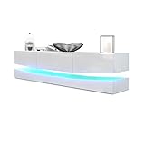 TV Board mit 3 Schubkästen und offenem Fach